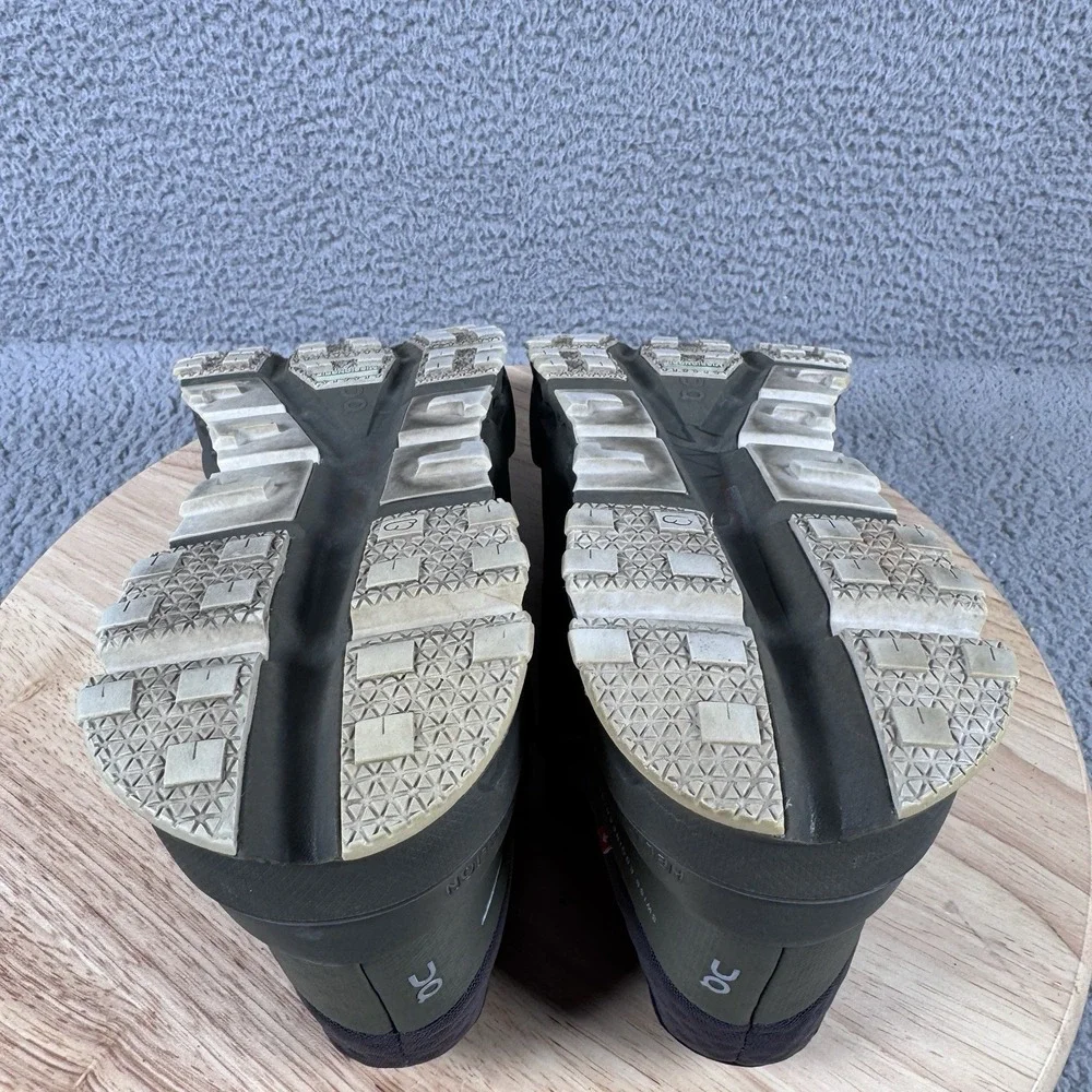On Cloudultra Mens Size 12 Olive Green Trail Running Hiking Shoes NO INSOLES